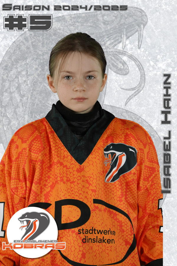 Player Card   2024 25   05   Isabel Hahn